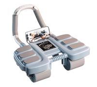 AB Roller Wheel, 4 Wheel AB Wheel | 4 Wheel Abdominal Wheel, Auto Rebound ABS Roller, Abdominal Exercise Roller for Core Trainer