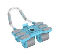 Ab Roller Wheel - Abdominal Exercise Machine | Automatic Rebound Ab Roller With Elbow Support And 4 Wheels | Anti-Slip Grip Strength Training Equipment | Sports Enthusiasts Teens Athletes Women Men