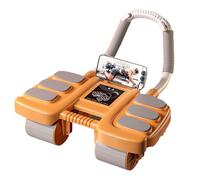 Ab Roller Wheel Abdominal Trainer, 4 Wheel Abdominal Roller Muscle Core Strength Training Abdominal Roller Automatic Rebound Abdominal Roller Blademaster Enthusiasts And Novices