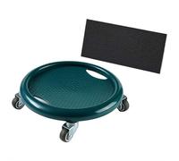 Ab Roller Wheel Abdominal Trainer - Core Strength Roller with Elbow Support Board for Women Men, Smooth 360° Rotation Gym Home Workout Equipment for Midsection Toning & Balance Training (Green)