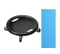 AB Roller Wheel, Abdominal Training Equipment Plate, 360 Degree Rotating Exercise Roller Wheel with Knee Mat, Core Sliding Tool for Women