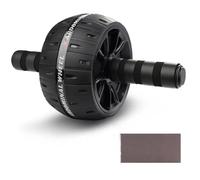 Ab Roller Wheel and Knee Mat, Abs Workout Equipment for Abdominal & Core Strength Training, Home Gym Fitness Exercise Wheels for Women Men, Abdominal Wheel