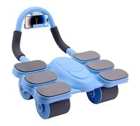 AB Roller Wheel - Automatic Rebound Muscle Shape | 4WD Fitness Core Trainer, Stability Exercise Tool, Gym Equipment, Portable ABS Machine for Home Training, Tinting Equipment for