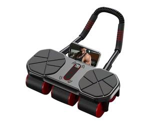 Ab Roller Wheel - Automatic Rebound Training Device, Silent Motion Training Device, Ergonomic Device for Building Grip Strength, Fitness Equipment for Balanced Core Stability | Body Conditioning
