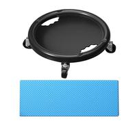 Ab Roller Wheel - Core Workout Equipment, 360 Degree Rotatable Wheel, Non-Slip Grip Handles, Durable Exercise Mat Included | Ideal For Core Strength Training Home Gym Fitness Routine