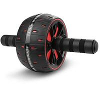 Ab Roller Wheel for Abs & Core Workout | Dual-Wheel Abdominal Exercise Equipment with Non-Slip Handles & Knee Pad - Heavy-Duty Home Gym Gear for Men/Women, Compact Fitness Training