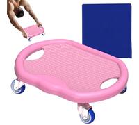 Ab Roller Wheel - Silent Core Exercise Board With Mat Abdominal Training Equipment, Stable Home Gym Workout Tool Strength Trainer, Compact Portable Fitness Gear, Black Design Accessory