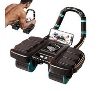 Ab Roller Wheel With Elbow Support, Abdominal Exercise Roller Wheel, Automatic Rebound Abdominal Wheel, 4 Wheel Abs Workout Roller