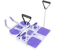 Ab Roller Wheel with Elbow Support, Upgraded 4-Wheel Design, Ultra-Stable Core Trainer for Strengthening Abs & Core, Durable & Lightweight, Perfect for Men and Women’s Home Fitness