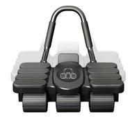 Ab Roller with Elbow Support and Automatic Bounce | Abdominal Training Equipment with 6 Wheels Design - Core Trainer with Mobile Phone Holder for Fitness Home Gym