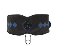 Ab Stimulator Belt - 19-Level Portable Smart USB Rechargeable Fitness Device, Belly Massage and Toning Machine for Home Beauty Spa, Post-Workout Recovery, Relaxation and Wellness Routine for Core