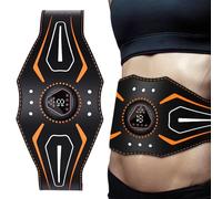 Ab Stimulator Muscle Toner, Electric Muscle Stimulators, 46.46x5.51x0.79 Inches Digital Display Fitness Equipment, Strengthens Core, Tones Abs, Ideal for Home, Gym, Travel, Car Commutes, Break Time