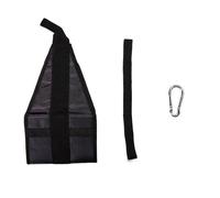 Ab Straps - Arm Slings for Core Training | Durabled Nylon with Padded Support, Adjustable Hanging Design Perfect for Daily Stretching, Pilates Exercises, Gym Travel and Home Workout, 47x19.5cm Black
