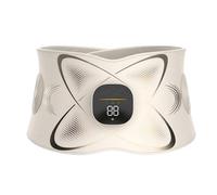 Ab Toning Belt - EMS Muscle Stimulator with 7 Modes & 16 Intensities, Heated Core Training Belt for Men & Women, Rechargeable Abdominal Trainer with Heat Therapy for Home Gym