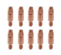 AB Tools 0.8mm Mig Welding Welder Round Contact Tips For Mb25 Mb36 Euro Torches 10Pk