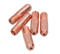 AB Tools 1.0mm Mini Contact Tips 5Pk Hobby Welding Torch Welder Mig Gas M5 Thread