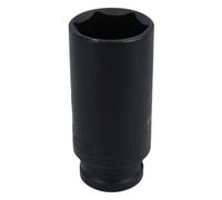 AB Tools 1-1/16In Double Deep Impact Imperial Sae Socket 1/2In Drive 6 Sided Single Hex