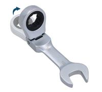 AB Tools 1/2" Af Sae Imperial Flexible Stubby Flexi Head Ratchet Spanner Combi Wrench