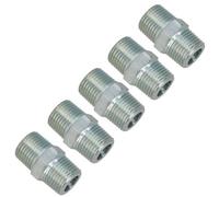 AB Tools 1/2" Bsp Male To Male Air Line Hose Compressor Fitting / Union 5 Pack Ft052
