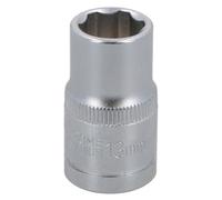 AB Tools 1/2" Drive 13mm Metric Super Lock Shallow 6-Sided Single Hex Socket Bergen