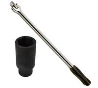 AB Tools 1/2" Drive 18" Long Breaker Bar With 27mm Socket For Land Rover Wheel Nuts