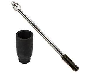 AB Tools 1/2" Drive 18" Long Breaker Bar with 27mm Socket for Land Rover Wheel Nuts