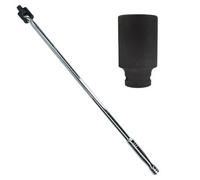 AB Tools 1/2" Drive 24" Breaker Power Knuckle Bar With 32mm Metric Deep Impact Socket