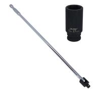 AB Tools 1/2" Drive Breaker Power Bar 30" Long & 27mm Deep Impact Wheel Nut Socket