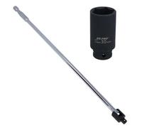 AB Tools 1/2" Drive Breaker Power Bar 30" Long & 30mm Deep Impact Wheel Nut Socket
