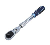 AB Tools 1/2" Drive Extendable + Flexible Ratchet Socket Driver 72 Teeth Quick Release