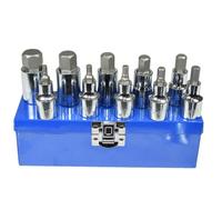 AB Tools 1/2" Drive Hex / Allen Key Bit Socket Set Metric Sizes 4mm - 19mm At659