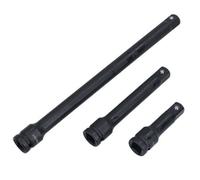 AB Tools 1/2" Drive Impacted Impact Socket Extension Bar Set 75mm 125mm 250mm 3Pc