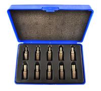 AB Tools 1/2 In Screw Stud Extractor Remover Set Reverse Thread Easy Out 10Pc