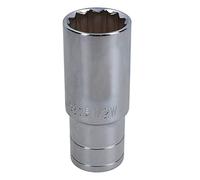 AB Tools 1/2 WW Whitworth Double Deep 1/2 Drive British Socket BSW 12 Sided Bi-Hex