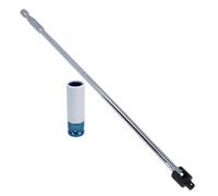 AB Tools 1/2In. Drive 30" Breaker Power Bar & 17mm Deep Metric Alloy Wheel Nut Socket