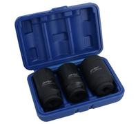 AB Tools 1/2In Drive Deep Impact Hub Nut Socket 30mm 32mm And 36mm 12 Point 3Pc