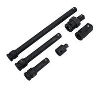 AB Tools 1/2In Drive Impact Accessory Set Extension Bars Adaptors / Converters + Uj 6Pc