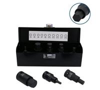 AB Tools 1/2In Drive Metric Impacted Hex Allen Key Sockets Shallow 4mm To 19mm