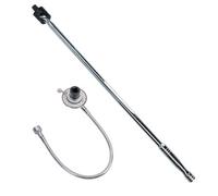 AB Tools 1/2In Drive Torque Setting Angular Gauge Magnetic Flexible Arm And 24In Breaker Bar