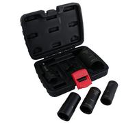 AB Tools 1/2In Drive Wheel Hub Lug Nut Cap Flip Impact Sockets Remover Removal 5Pc