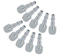 AB Tools 1/4" Bsp Female Air Line Hose Fitting Connectors For Compressor Quick Release 10Pk