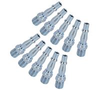 AB Tools 1/4" Bsp Male Air Line Hose Fitting Connectors For Compressor Quick Release 10Pk