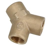 AB Tools 1/4" Bsp Y Piece / 3 Way Connector Tee Piece Female-Female-Female Ft037