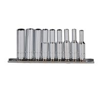 AB Tools 1/4" Drive Deep Ba Socket Set Sockets 0Ba - 8Ba 9Pc Classic Car Model Making
