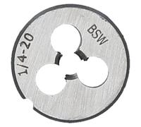 AB Tools 1/4" X 20 Bsw Whitworth 25mm Circular Die Tungsten Steel Thread Cutter