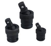 AB Tools 1/4In 3/8In + 1/2In Drive Impacted Universal Joint Uj Wobble Angle Extension 3Pc
