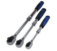 AB Tools 1/4In 3/8In 1/2In Drive Telescopic Extendable Ratchet 72 Teeth Quick Release