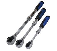 AB Tools 1/4in 3/8in 1/2in Drive Telescopic Extendable Ratchet 72 Teeth Quick Release
