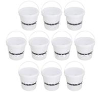 AB Tools 1.5 Litre Plastic Paint Kettle Pot Painting Mixing Pots Without Lids Decorating 10Pk