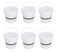 AB Tools 1.5 Litre Plastic Paint Kettle Pot Painting Mixing Pots Without Lids Decorating 6Pk